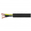 Kabel sterowniczy ziemny DPCFlex 500 FR BK 3x1,5mm2 czarny 300/500V zasilający numerowany olejoodporny linka Drutplast