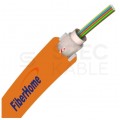 Kabel światłowodowy 2 włókna 2J SM 9/125 DAC zewnętrzny do ziemi pomarańczowy FiberHome