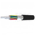 Kabel światłowodowy A-DQ(ZN)2Y 96 włókien SM G.657.A1 wielotubowy (8x12J) zewnętrzny bezhalogenowy czarny TKF