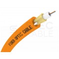 Kabel światłowodowy DAC 2 włókna SM 9/125 G.657.A1 zewnętrzny do ziemi pomarańczowy TKF