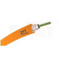 Kabel światłowodowy DAC 4 włókna SM 9/125 G.652.D zewnętrzny ziemny pomarańczowy ZTT