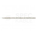 Kabel światłowodowy płaski FTTH 2 włókna SM 9/125 G.657.A1 uniwersalny Eca bezhalogenowy LSOH wzmocniony prętami stalowymi biały Alantec