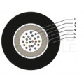 Kabel światłowodowy U­DQ(ZN)BH 12 włókien MM OM3 50/125 uniwersalny bezhalogenowy Dca czarny C&C Partners