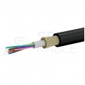 Kabel światłowodowy U­DQ(ZN)BH 12 włókien SM 9/125 G.652.D uniwersalny bezhalogenowy czarny Alantec