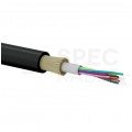Kabel światłowodowy U­DQ(ZN)BH 12 włókien SM 9/125 G.652.D uniwersalny bezhalogenowy czarny Alantec