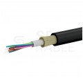 Kabel światłowodowy U­DQ(ZN)BH 4 włókna SM 9/125 G.652.D uniwersalny bezhalogenowy czarny Alantec