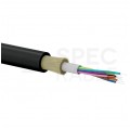 Kabel światłowodowy U­DQ(ZN)BH 4 włókna SM 9/125 G.652.D uniwersalny bezhalogenowy czarny Alantec