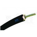 Kabel światłowodowy U­DQ(ZN)BH 4 włókna SM G.652.D 9/125 uniwersalny czarny ZTT