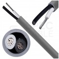 Kabel sygnałowy BL-8471 1x2x1,23mm2 do sieci operacyjnej LonWorks szary 300V nieekranowany linka Belden