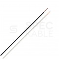 Kabel telekomunikacyjny krosówka TDY 2x0,5mm biało-czarny 150V montażowy drut Mercor