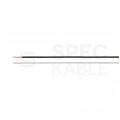 Kabel telekomunikacyjny krosówka TDY 2x0,5mm biało-czarny 150V montażowy drut Mercor