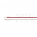 Kabel telekomunikacyjny krosówka TDY 2x0,5mm biało-czerwony 150V montażowy drut Mercor