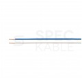 Kabel telekomunikacyjny krosówka TDY 2x0,5mm biało-niebieski 150V montażowy drut Mercor