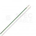 Kabel telekomunikacyjny krosówka TDY 2x0,5mm biało-zielony 150V montażowy drut Mercor