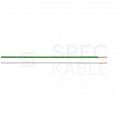 Kabel telekomunikacyjny krosówka TDY 2x0,5mm biało-zielony 150V montażowy drut Mercor