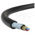 Kabel telekomunikacyjny miejscowy XzTKMXpw 2x2x0,8mm czarny parowany ziemny żelowany drut Bitner