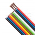 Kabel telekomunikacyjny wstążkowy TLWY 10x0,35mm2 kolorowy 150V montażowy linka Technokabel