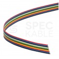 Kabel telekomunikacyjny wstążkowy TLWY 10x0,35mm2 kolorowy 150V montażowy linka Technokabel