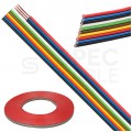Kabel telekomunikacyjny wstążkowy TLWY 10x0,35mm2 kolorowy 150V montażowy linka Technokabel