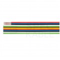 Kabel telekomunikacyjny wstążkowy TLWY 12x0,22mm2 kolorowy 150V montażowy linka Technokabel