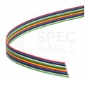 Kabel telekomunikacyjny wstążkowy TLWY 12x0,22mm2 kolorowy 150V montażowy linka Technokabel