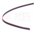 Kabel telekomunikacyjny wstążkowy TLWY 4x0,5mm2 kolorowy 150V montażowy linka Technokabel