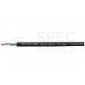 Kabel transmisyjny BiTsound DMX 1x2x0,25mm2 110ohm do cyfrowej komunikacji sieciowej czarny zewnętrzny ekranowany Bitner