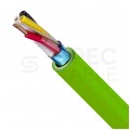 Kabel transmisyjny E-BUS 2x2x0,8mm do magistrali instalacyjnej EIB KNX zielony 150V ekranowany drut Technokabel