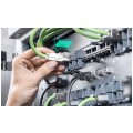 Kabel transmisyjny HELUKAT PROFInet typ A kat.5e SF/UTP 2x2x0,64mm do sieci przemysłowej Profinet zielony 125V ekranowany drut Helukabel