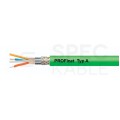 Kabel transmisyjny HELUKAT PROFInet typ A kat.5e SF/UTP 2x2x0,64mm do sieci przemysłowej Profinet zielony 125V ekranowany drut Helukabel