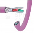 Kabel transmisyjny PROFIBUS L2 1x2x0,64mm do magistrali przemysłowej Profibus fioletowy 100V ekranowany drut Helukabel