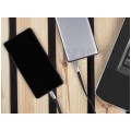 Kabel USB 2.0 A / micro-B (wtyk / wtyk) płaski czarny 1m NATEC