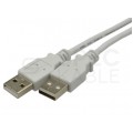 Kabel USB 2.0 A (wtyk / wtyk) 0,8m