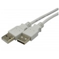 Kabel USB 2.0 A (wtyk / wtyk) 1,8m