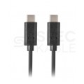 Kabel USB 3.1 typ-C (wtyk / wtyk) Quick Charge 3.1 czarny 1m
