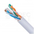 Kabel UTP kat.5e U/UTP 4x2x0,5 Eca jasnoszary FRPVC Alantec