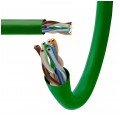 Kabel UTP kat.5e U/UTP 4x2x0,5 zielony Corning 3M