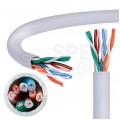 Kabel UTP kat.5e U/UTP 4x2x0,58 linka szara Telegärtner