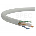 Kabel UTP kat.6A U/UTP 4x2x0,57 B2ca jasnoszary LSOH Alantec