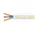 Kabel warsztatowy OWY / H05VV-F 3x1,5mm2 biały 300/500V giętki linka Mercor
