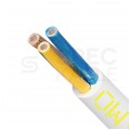 Kabel warsztatowy OWY / H05VV-F 3x1,5mm2 biały 300/500V giętki linka Mercor