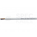 Kabel warsztatowy OWY / H05VV-F 3x1mm2 biały 300/500V giętki linka Elektrokabel