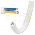 Kabel warsztatowy OWY / H05VV-F 3x2,5mm2 biały 300/500V giętki linka Mercor