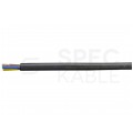 Kabel warsztatowy OWY / H05VV-F 3x2,5mm2 czarny 300/500V giętki linka Mercor