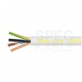 Kabel warsztatowy OWY / H05VV-F 4x1mm2 biały 300/500V giętki linka Mercor