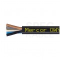 Kabel warsztatowy OWY / H05VV-F 5x2,5mm2 czarny 300/500V giętki linka Mercor