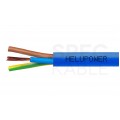 Kabel wodoodporny HELUPOWER AQUATIC 3x1,5mm2 niebieski 450/750V bezhalogenowy do pomp głębinowych i wody pitnej linka Helukabel