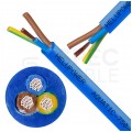 Kabel wodoodporny HELUPOWER AQUATIC 3x1,5mm2 niebieski 450/750V bezhalogenowy do pomp głębinowych i wody pitnej linka Helukabel