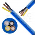 Kabel wodoodporny HELUPOWER AQUATIC 4x1,5mm2 niebieski 450/750V bezhalogenowy do pomp głębinowych i wody pitnej linka Helukabel