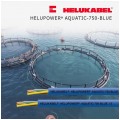 Kabel wodoodporny HELUPOWER AQUATIC 4x2,5mm2 niebieski 450/750V bezhalogenowy do pomp głębinowych, wody pitnej i słonej linka Helukabel